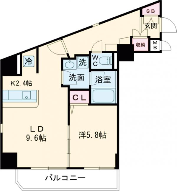 シャルマン三鷹の間取り