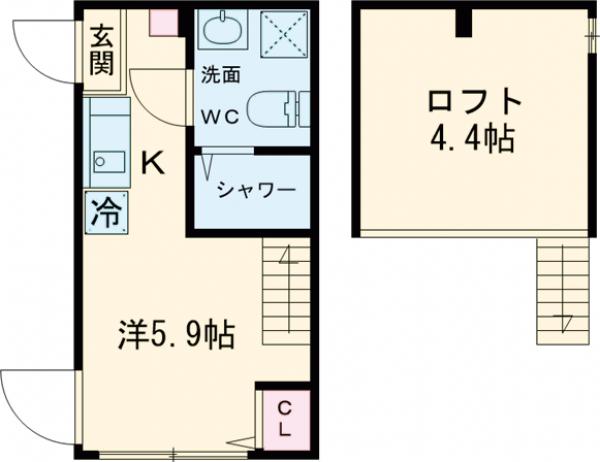 プランドール東小岩の間取り