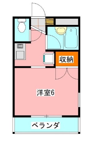 ハイネス田邊の間取り