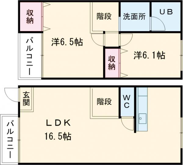 K.I.XシャラNの間取り