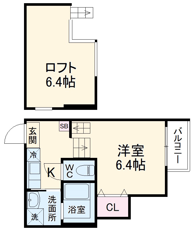 スクリーア箕輪の間取り