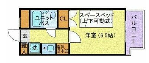代々木の完工年月(1991年3月)築の賃貸マンションの間取り