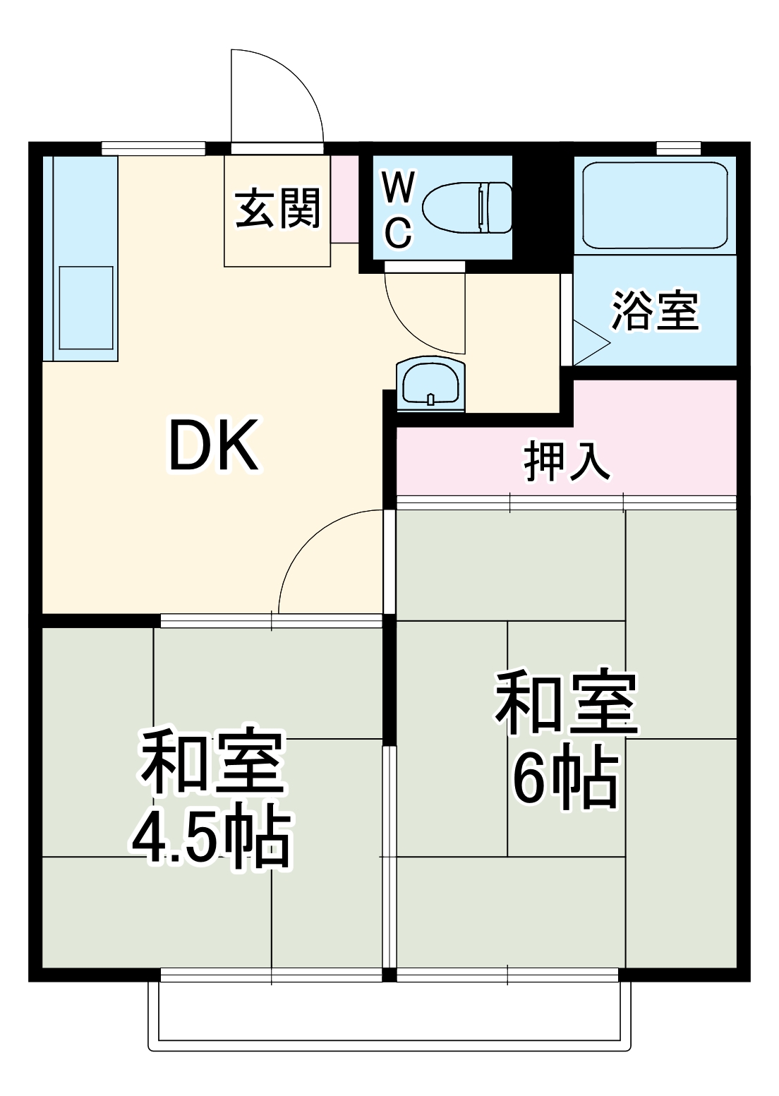 ベイシティメゾンⅡの間取り