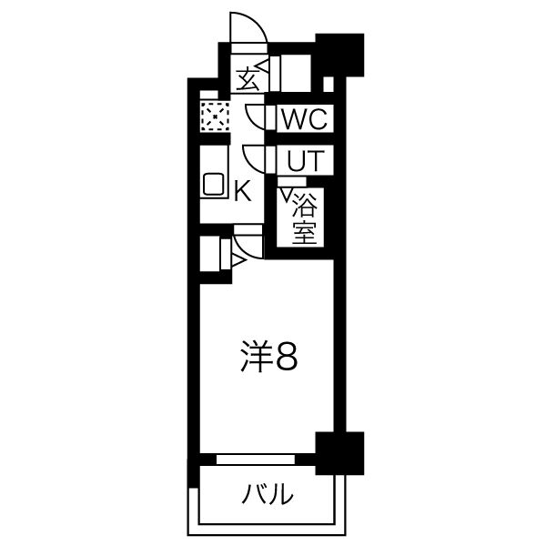 メイクス高岳の間取り