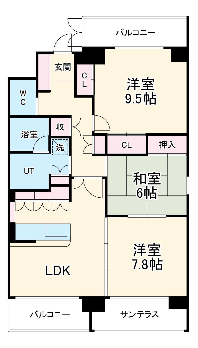 アクシス参番館の間取り
