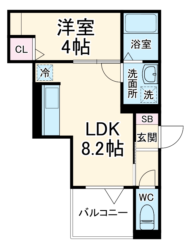 D-room小倉の間取り