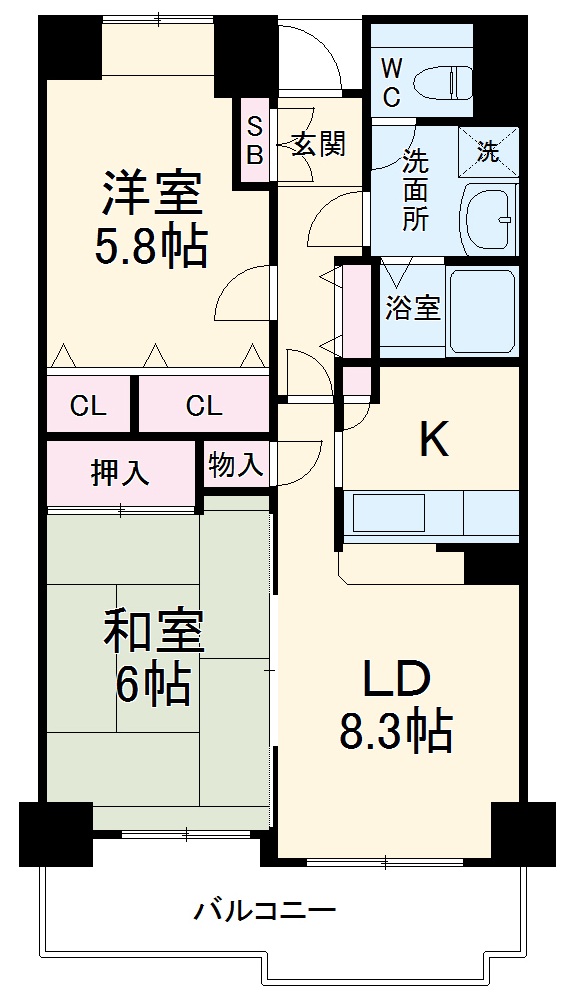 プレジール鷺沼の間取り