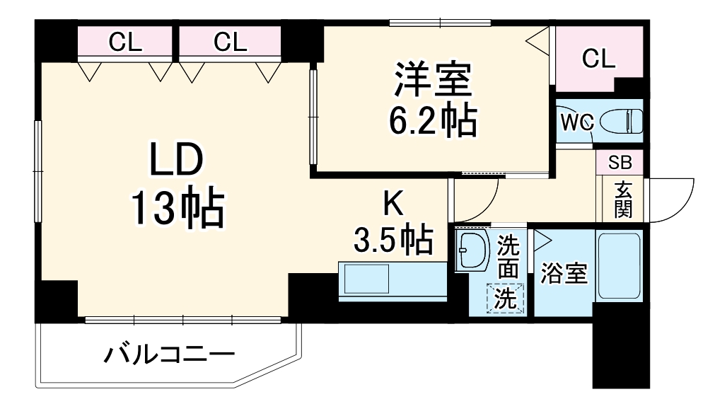 ソルトシティ浜松の間取り