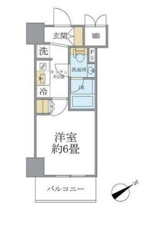 レスピール川崎の間取り
