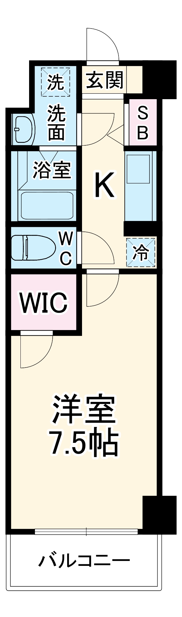 プライマル浦安の間取り