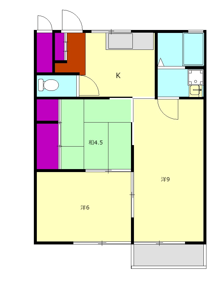 サンコーポの間取り