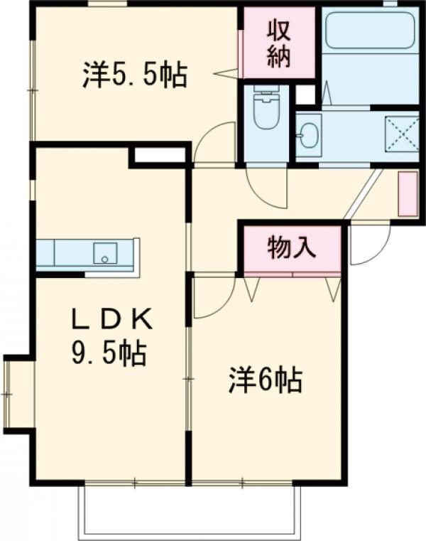 アルシオーネAの間取り