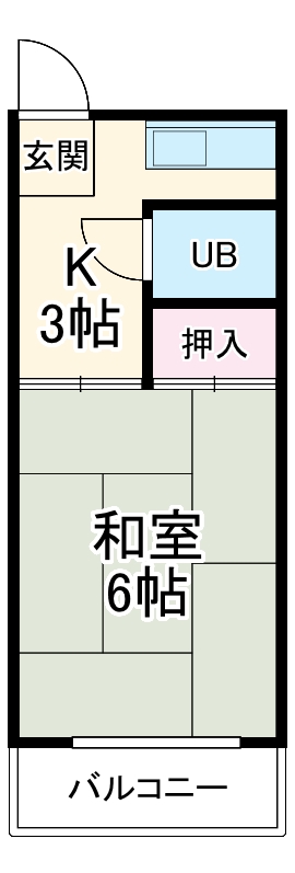 サンメゾン24 Bの間取り