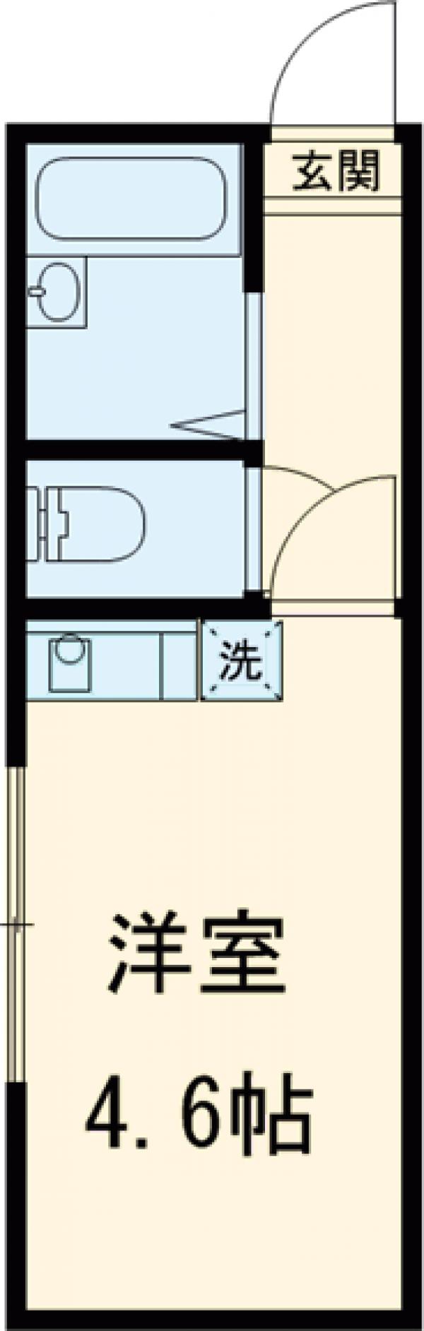 サザンロード五反野Ⅱの間取り