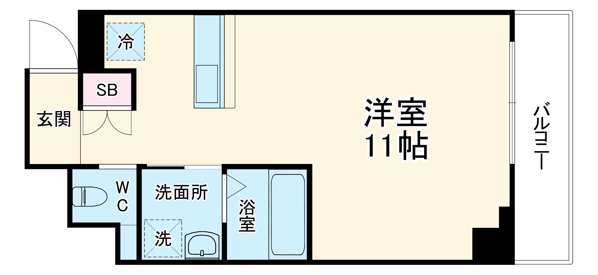 アスティオン都島の間取り