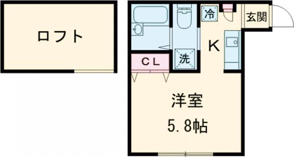 ファランドール調布の間取り