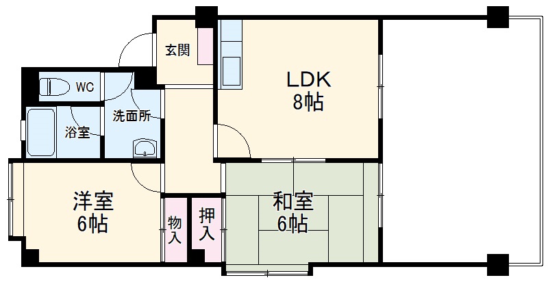 サンファミリア長久手Ⅱの間取り