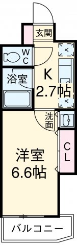 ベレーサ名駅ウエストの間取り