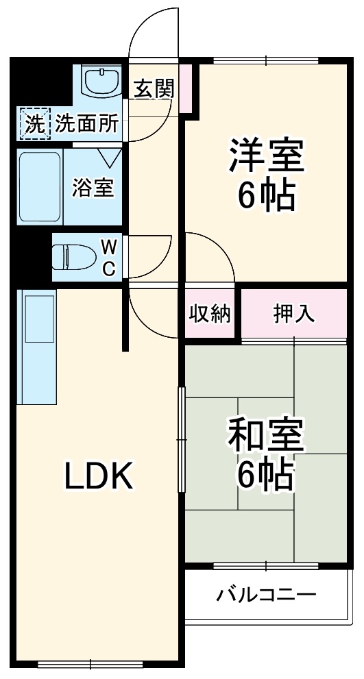 オーベルジュ葵の間取り