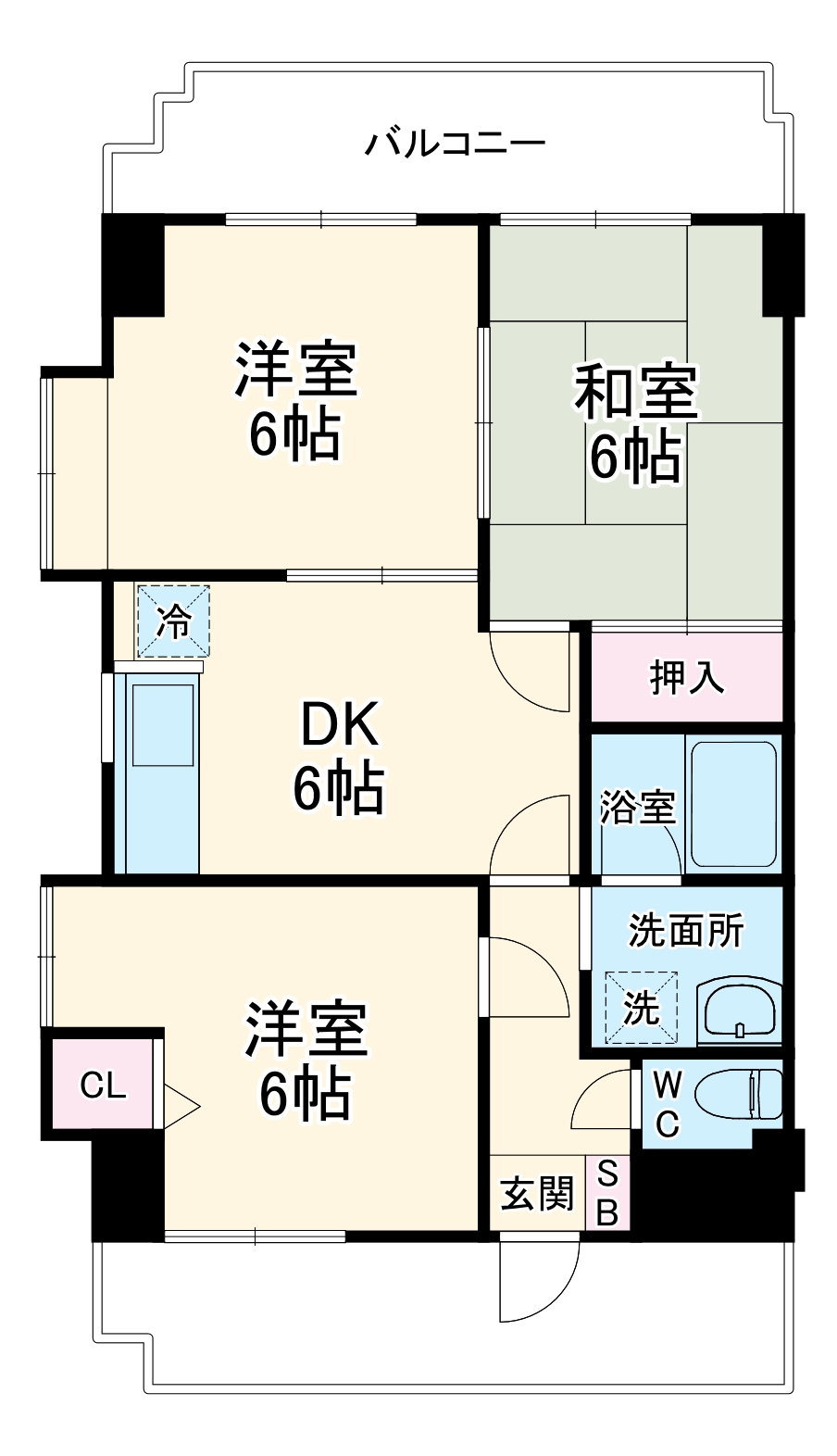 芙蓉館の間取り