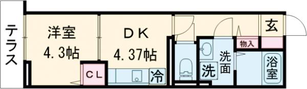 セレスティア白鷺の間取り
