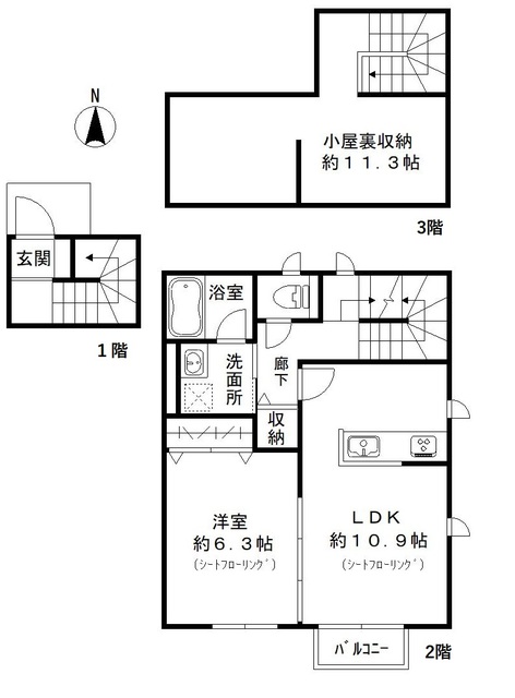 ミント武蔵野の間取り