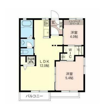 ハイツ吉川Bの間取り