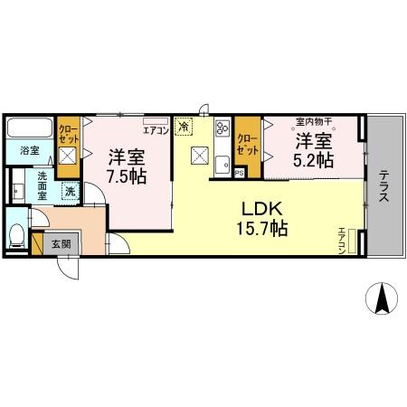 Ferro Palazzo A棟 の間取り