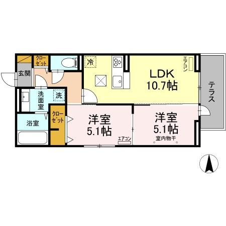 Ferro Palazzo A棟 の間取り