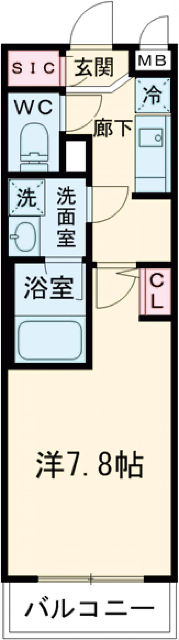 BPRレジデンス仙川の間取り