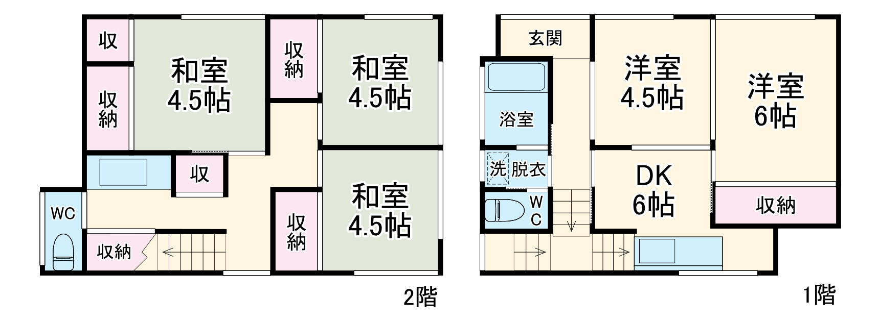国分7丁目貸家の間取り