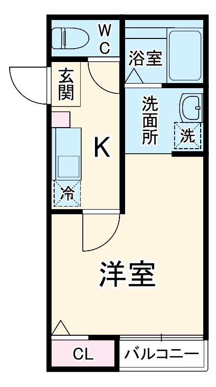 Freesia courtの間取り