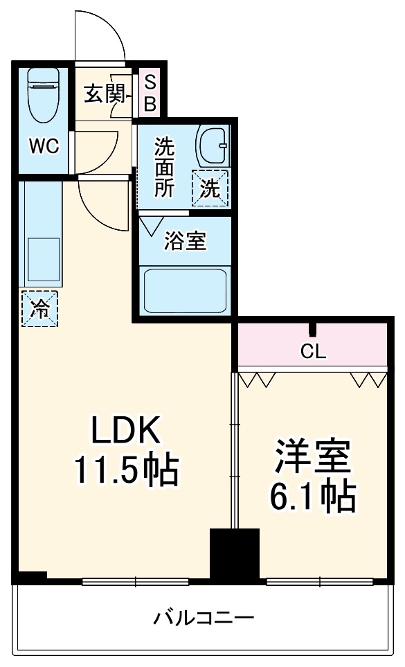 東京STOMACHの間取り