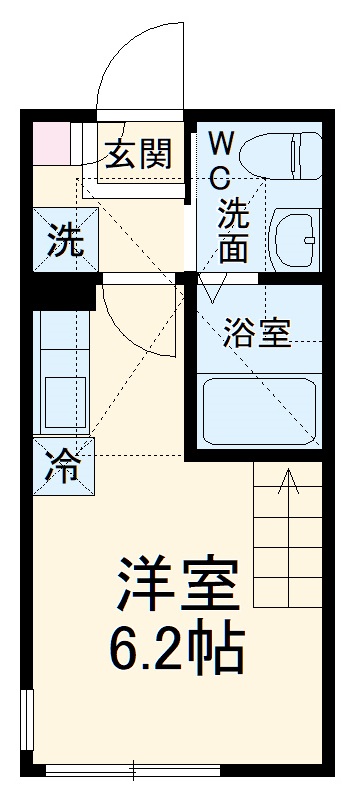 ハーミットクラブハウス金沢文庫A号棟の間取り