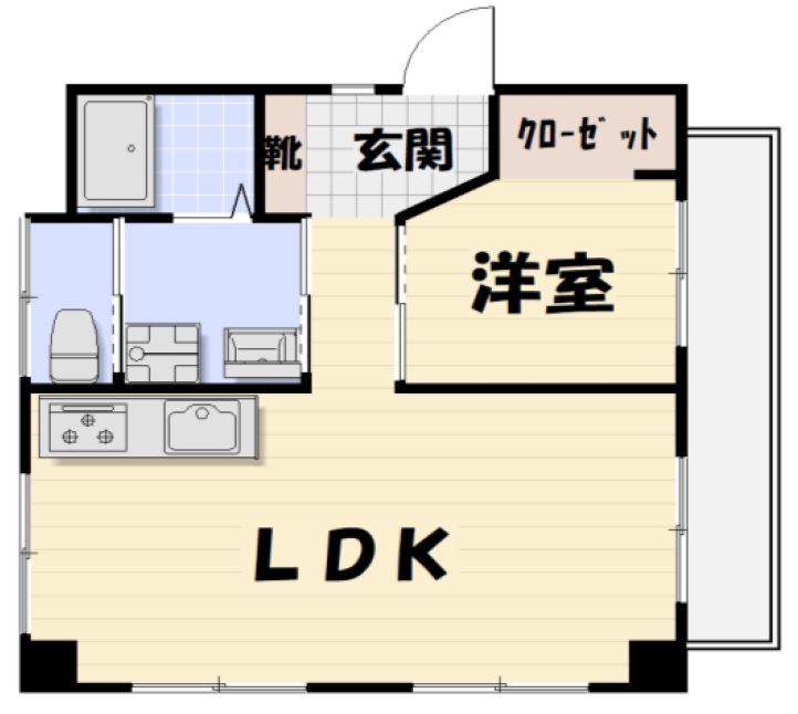 スカイレジデンス1号棟の間取り