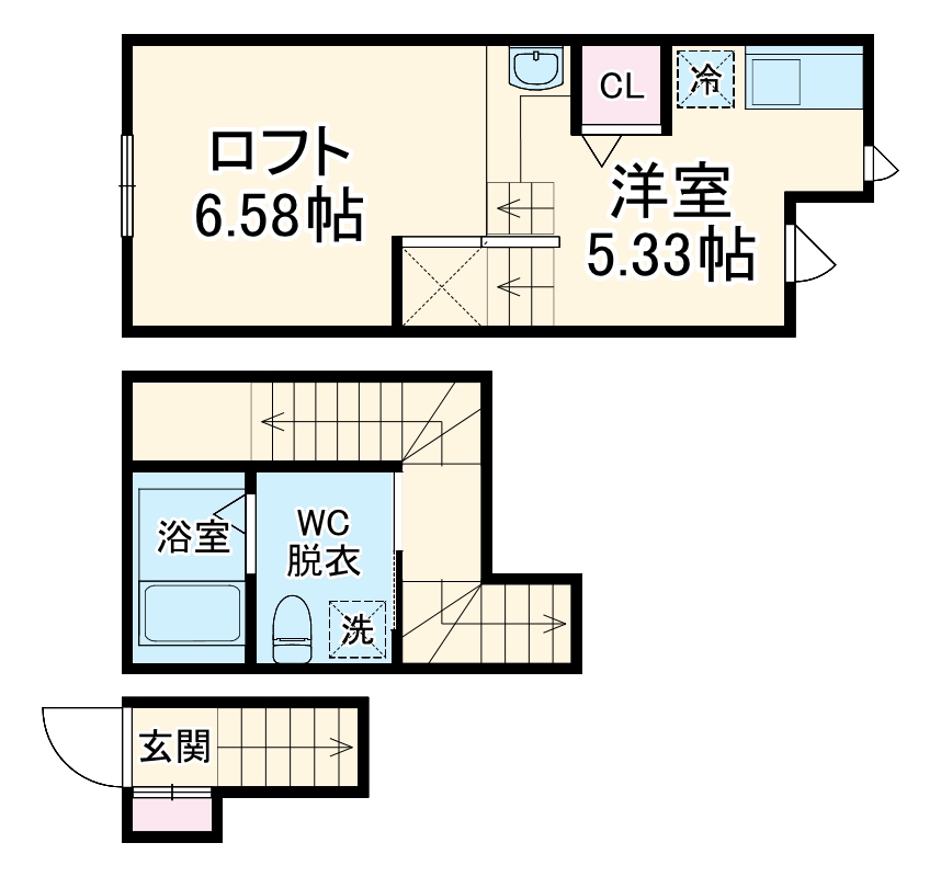 LUDENS KATSUTADAIの間取り