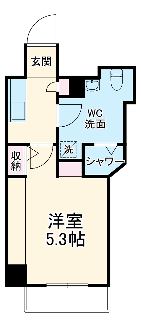 アーバングレース市川の間取り