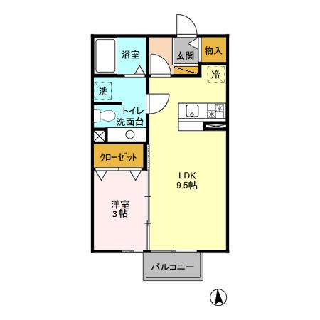 ノーベルパーク15の間取り
