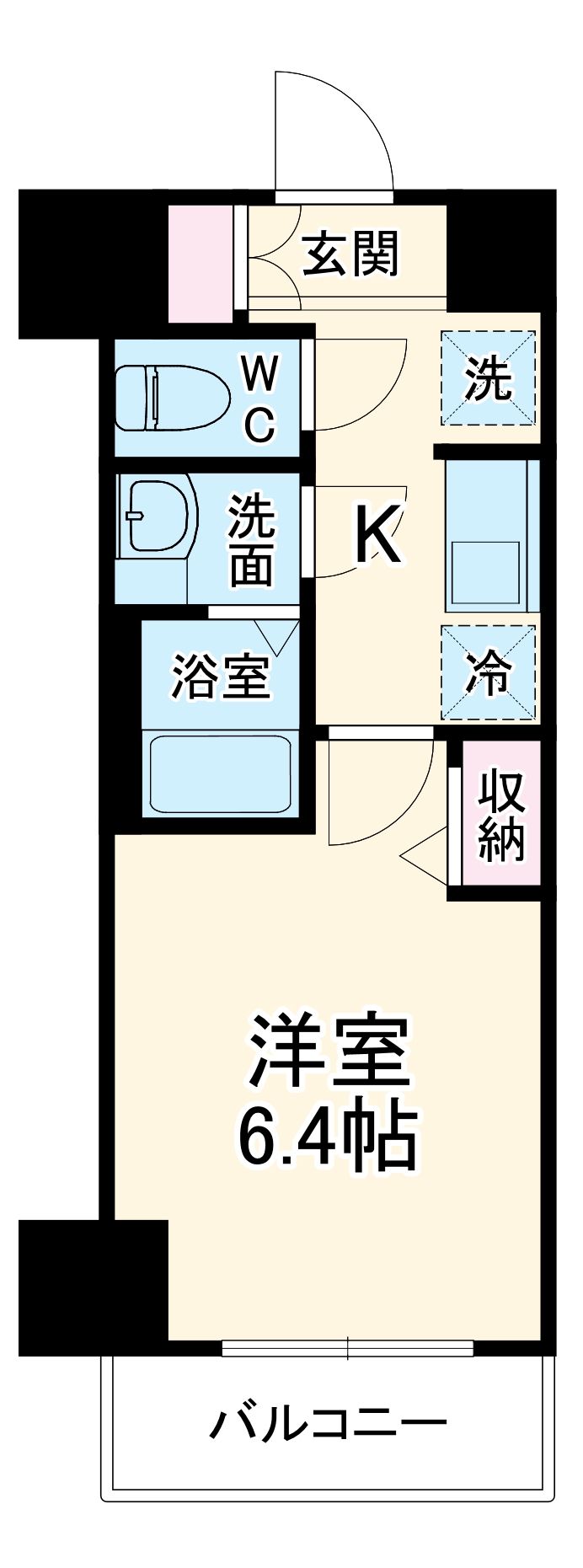N-stage 平塚Ⅱの間取り