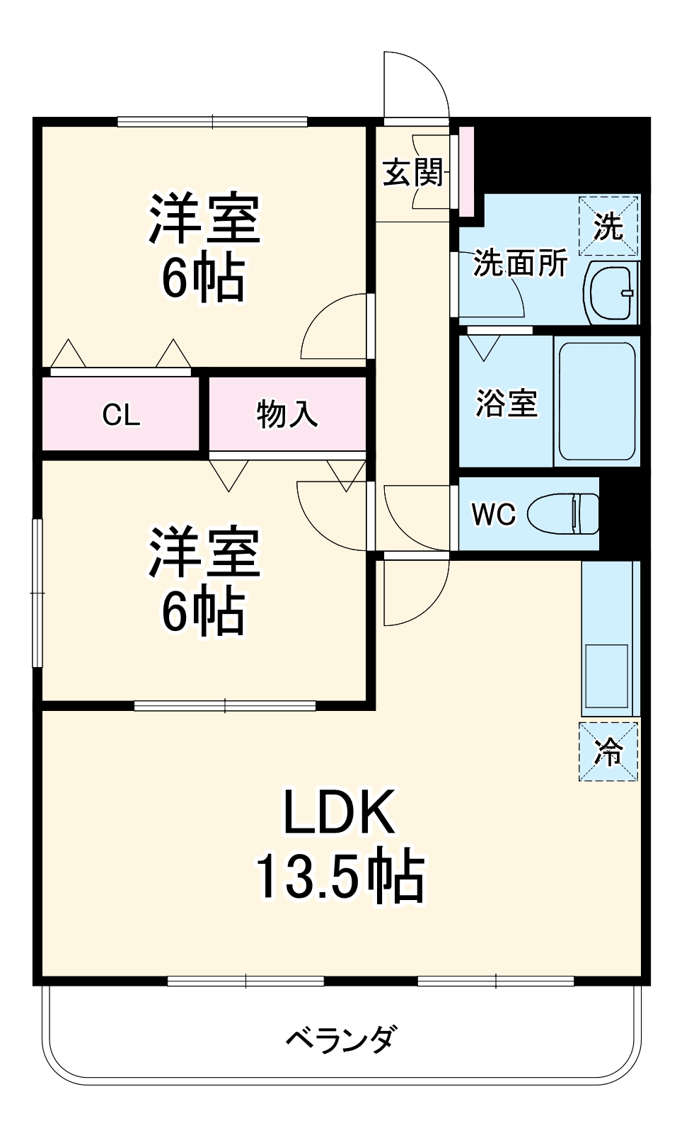 セントリア21の間取り