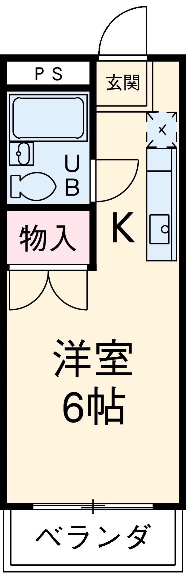 コーポメールの間取り