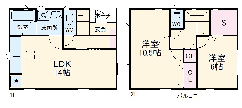 小信中島戸建の間取り