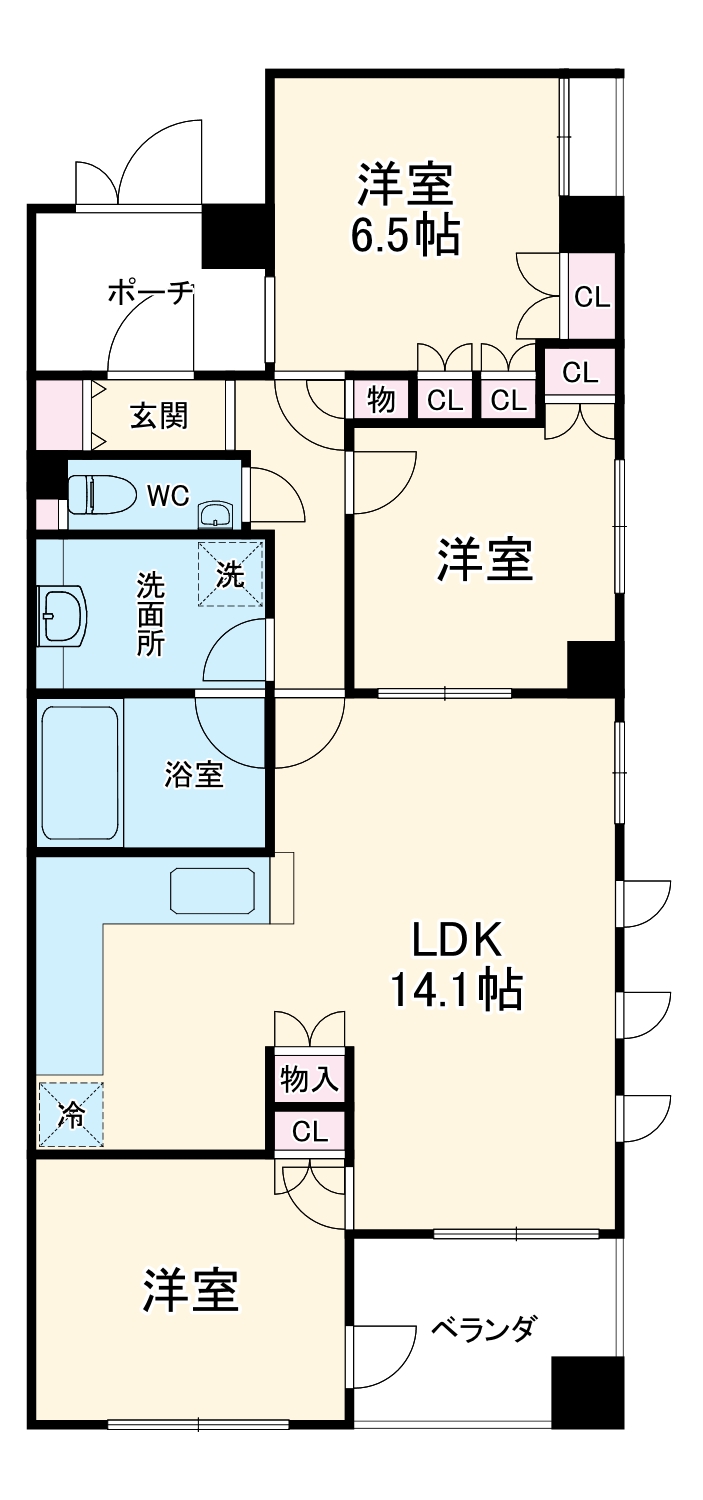 アルスたまプラーザエクスプレイスの間取り