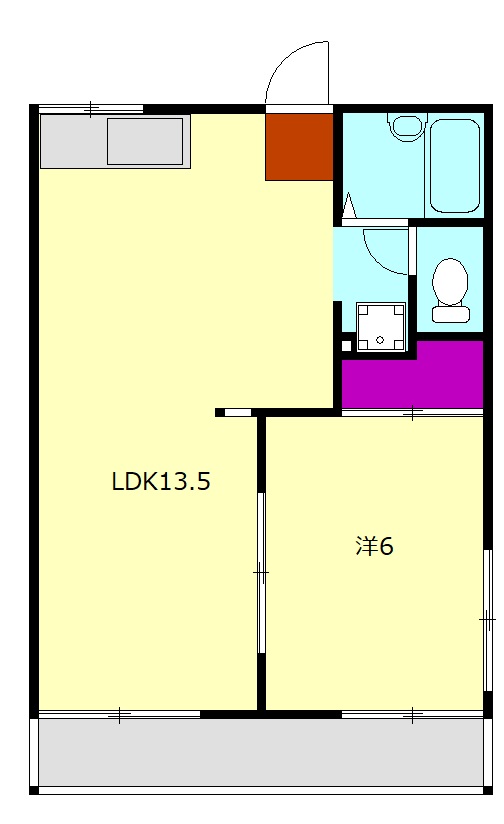 日の出ハイツの間取り