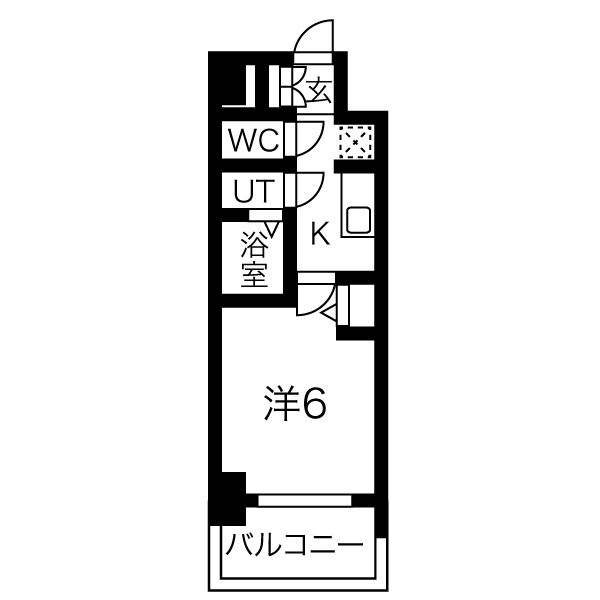 メイクス今池02の間取り
