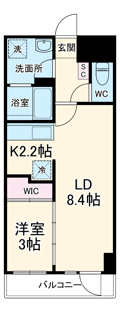 PROSPAILEの間取り