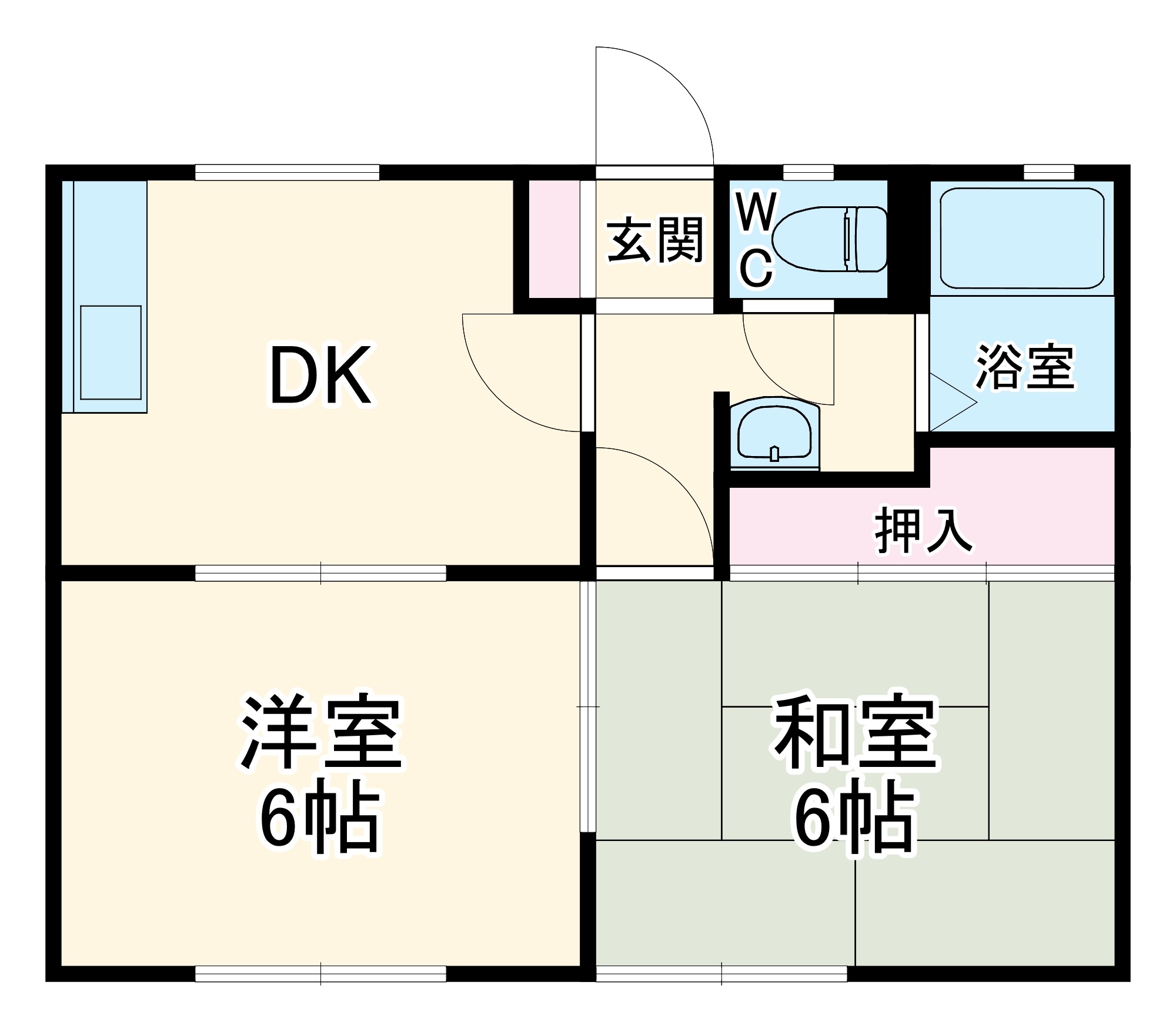 ベイシティメゾンⅢの間取り
