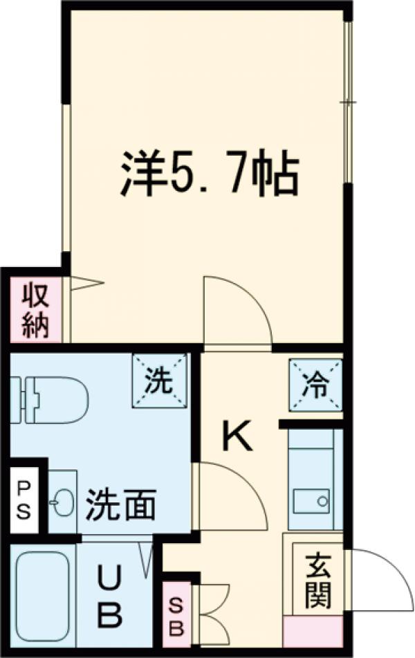 エクセラン綾瀬の間取り