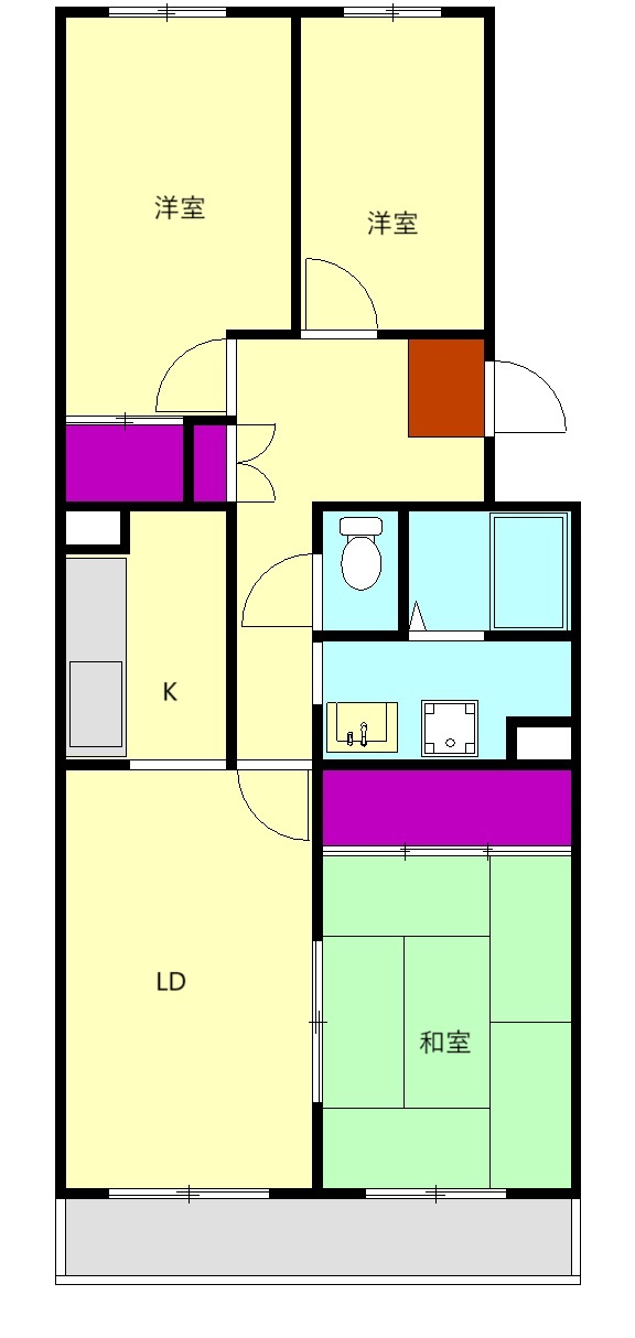 メゾンソノベの間取り
