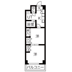プレステージ宇都宮の間取り